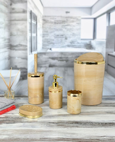 OCEAN BATHROOM ACCESSORY SET